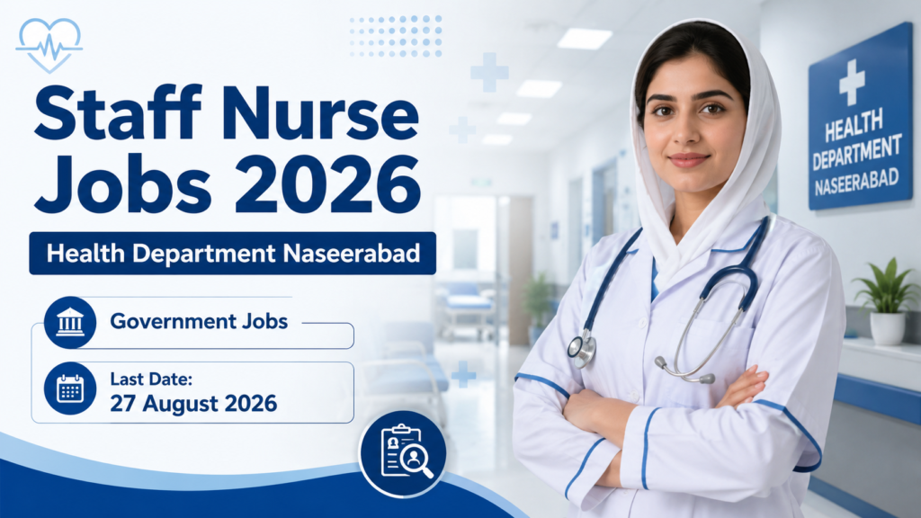 Health Department Naseerabad Staff Nurse Jobs 2026 featured image