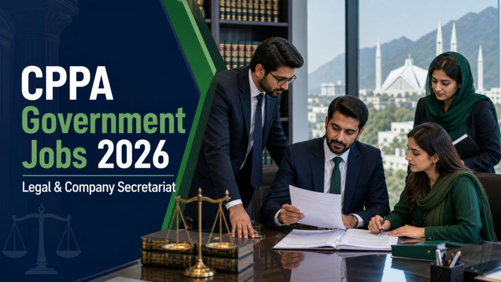 CPPA Government Jobs 2026 legal and company secretariat vacancies