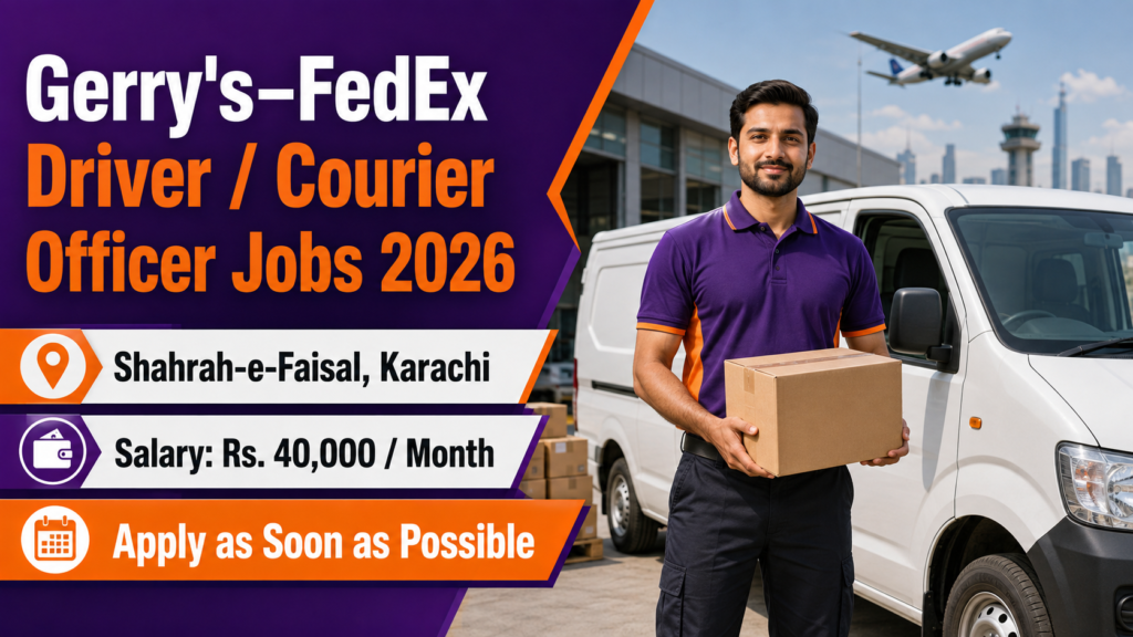 Gerry's FedEx Driver Jobs 2026