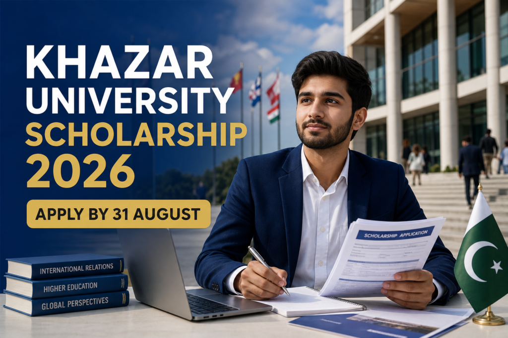 Khazar University Scholarship 2026 27 for Pakistani Students