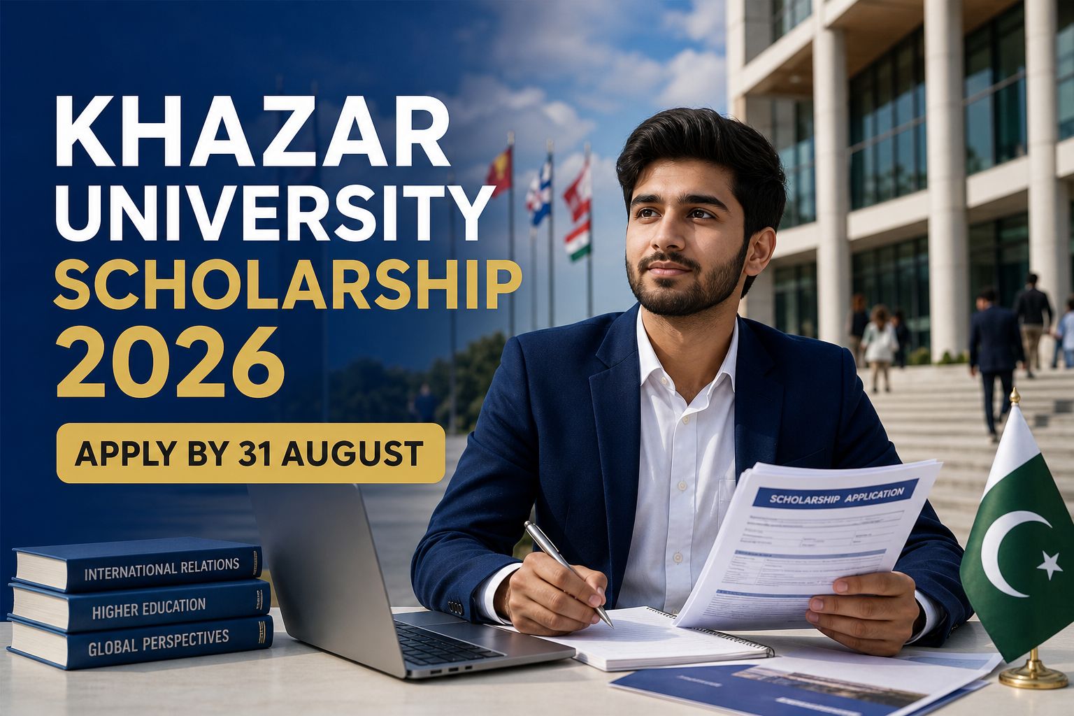 Khazar University Scholarship 2026 27 for Pakistani Students