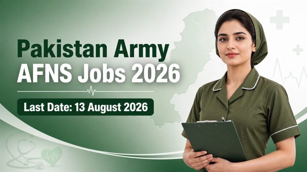 Pakistan Army AFNS Jobs 2026