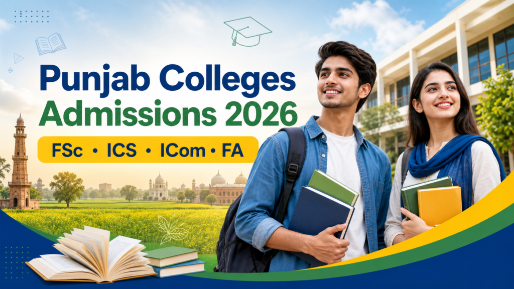 Punjab Colleges Intermediate Admissions 2026