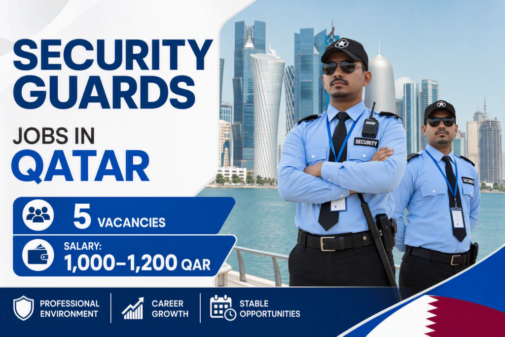 Security Guards Jobs in Qatar 2026 – 5 Vacancies