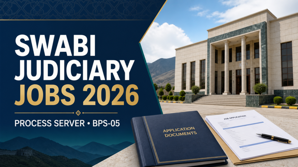 Swabi Judiciary Jobs 2026